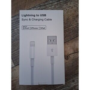 NEW! Pack of 4 Lightning iPhone/iPad/iPod Charging Cables